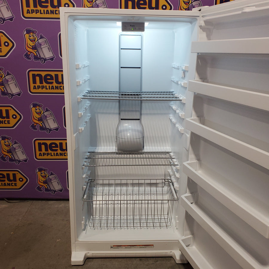 Whirlpool 20 cu. ft. Upright Freezer with LED Lighting with Fast Freeze 22442653 - WZF34X20DW - Scratch & Dent (Minor)