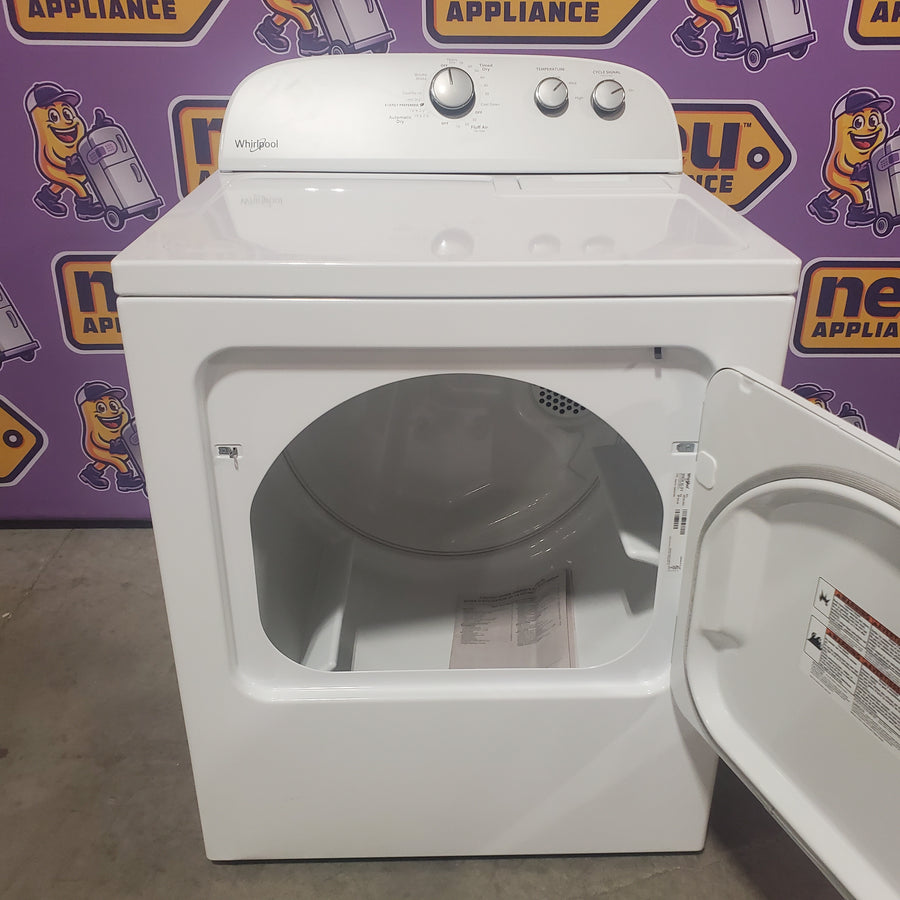Whirlpool White Electric Extra Large 7.0 Cu. Ft. Dryer with Wrinkle Shield 22442607 - WED4815EW - Scratch & Dent (Minor)