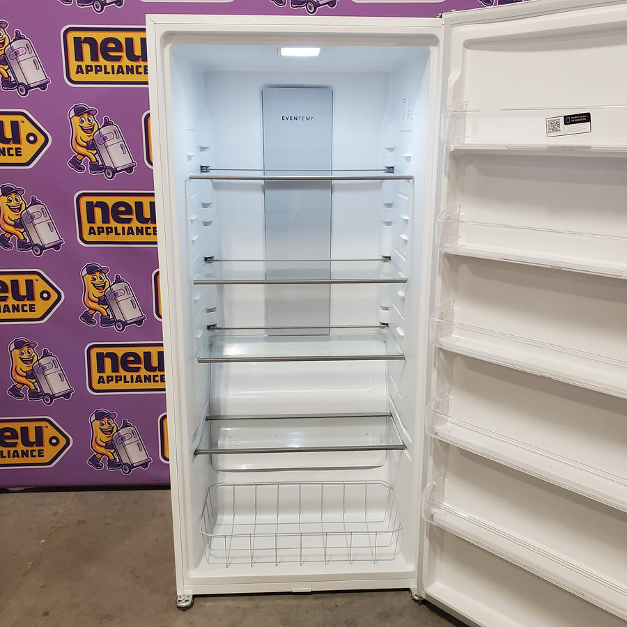 Frigidaire 20 Cu. Ft. ENERGY STAR Garage Ready White Upright Freezer with EvenTemp™ Cooling System FFUE2024AW - Scratch & Dent (Minor)