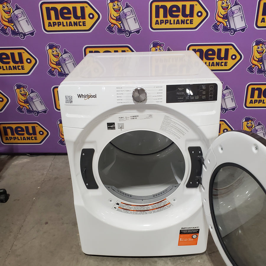 Whirlpool 7.4 cu. ft. Smart Front Load ENERGY STAR® Electric Dryer with Wrinkle Shield™ Option WED5720RW - Open Box