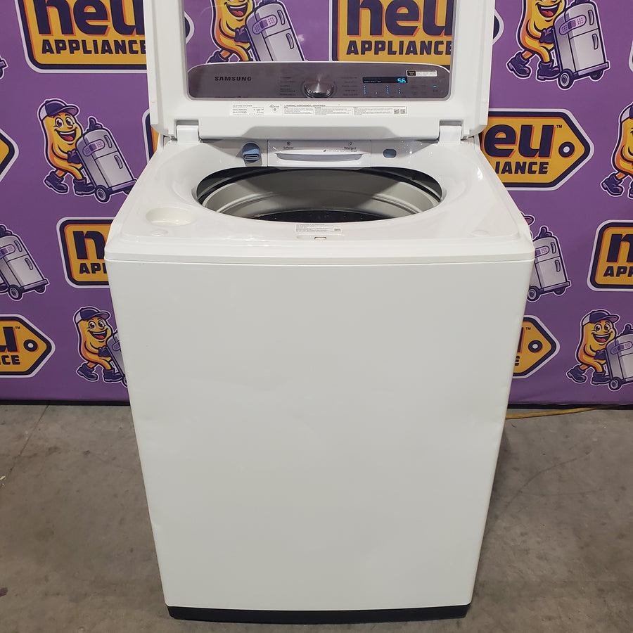 Samsung ENERGY STAR 5.0 cu. ft. Top Load Washing Machine with Active Water Jet WA50R5200AW - Certified Refurbished