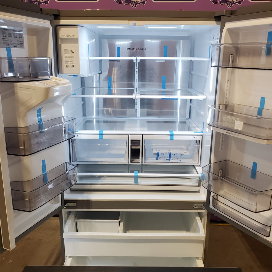Midea Energy Star 29 cu. ft. OneTouch AutoFill™ French Door Refrigerator in Stainless Steel 22442649 - MRF29D9BST - Scratch & Dent (Moderate)