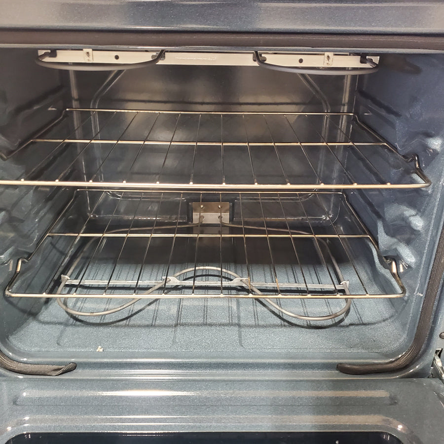 Whirlpool 30" Black 4.8 cu. ft. Electric Coil Top Range with Keep Warm Setting WFC150M0JB - Scratch & Dent (Minor)