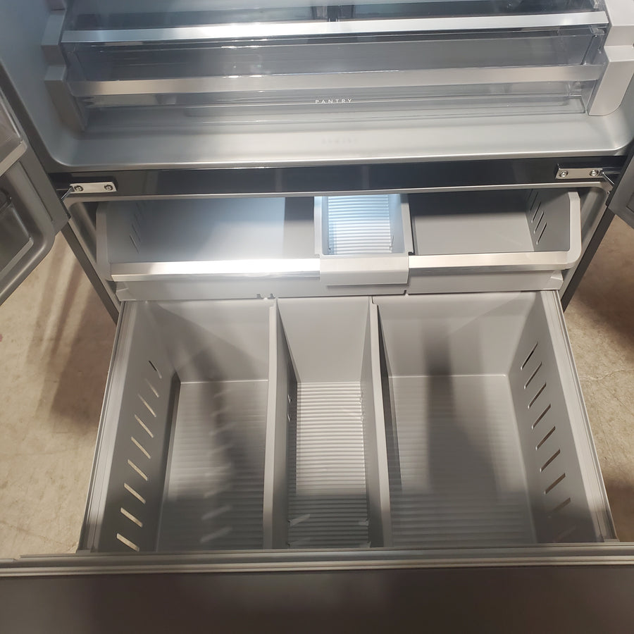 KitchenAid 30 cu. ft. French Door Refrigerator with Exterior Water and Ice in Juniper KRFF436SJP - Scratch & Dent (Minor)