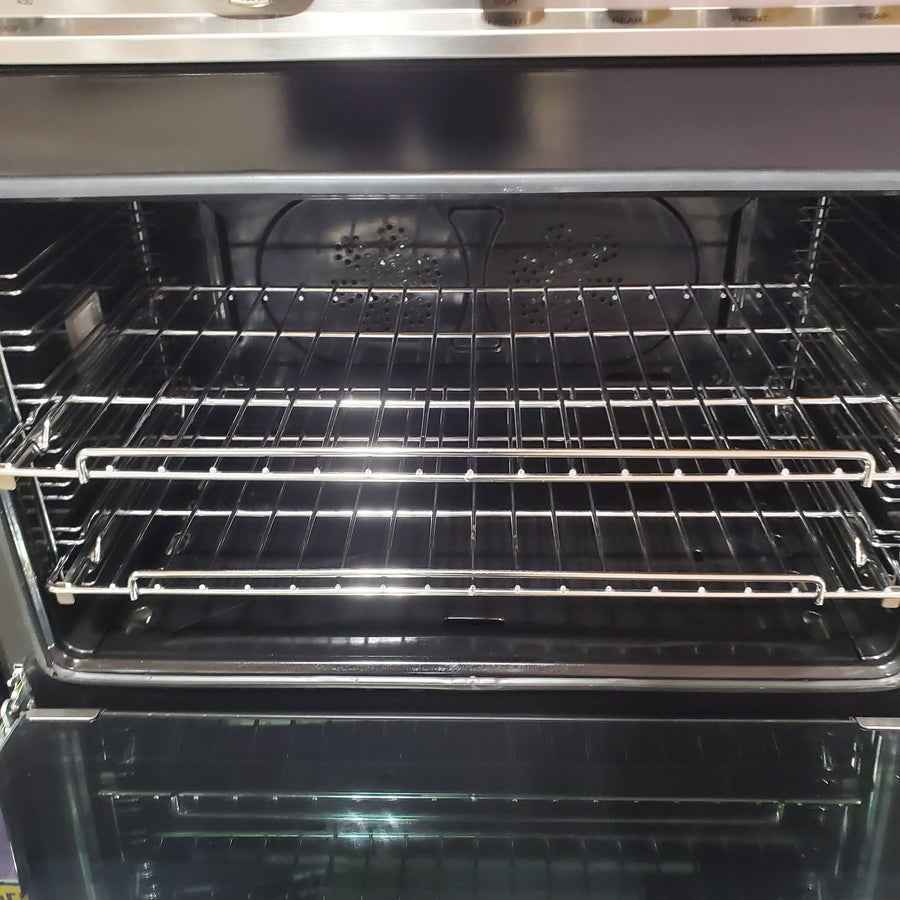 Bertazzoni 36" Professional Series Range Gas Oven 6 Brass Burners in Black PRO366BCFGMNET - Open Box