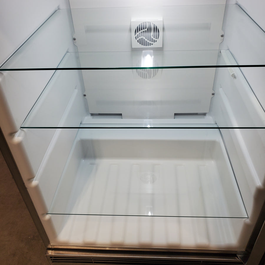 U-Line 24 Inch Outdoor Refrigerator with Convection Cooling System, Digital Touch Controls, LED Lighting, White Interior and 5.4 cu. ft. Capacity UORE124-SS01A - Open Box