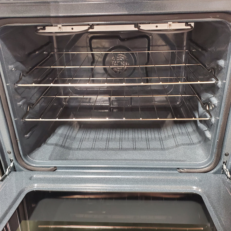 Whirlpool 30-in Glass Top 5 Burners 5.3-cu ft Air Fry Convection Freestanding in Stainless Steel WFES4530SS - Scratch & Dent (Minor)