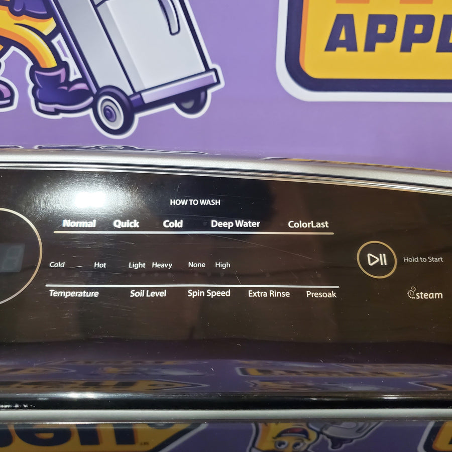 Whirlpool Chrome Shadow Top Load 5.3 Cu. Ft. Washer with Quiet Wash Sound Package WTW8500DC - Scratch &Dent (Minor)