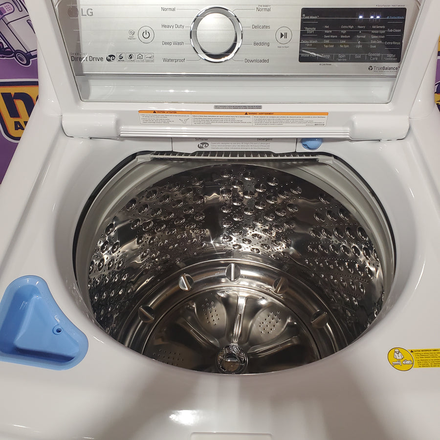 LG 5.0 cu. ft. Smart Wi-Fi Enabled Top Load Washer with TurboWash3D™ Technology WT7300CW - Scratch & Dent (Minor)