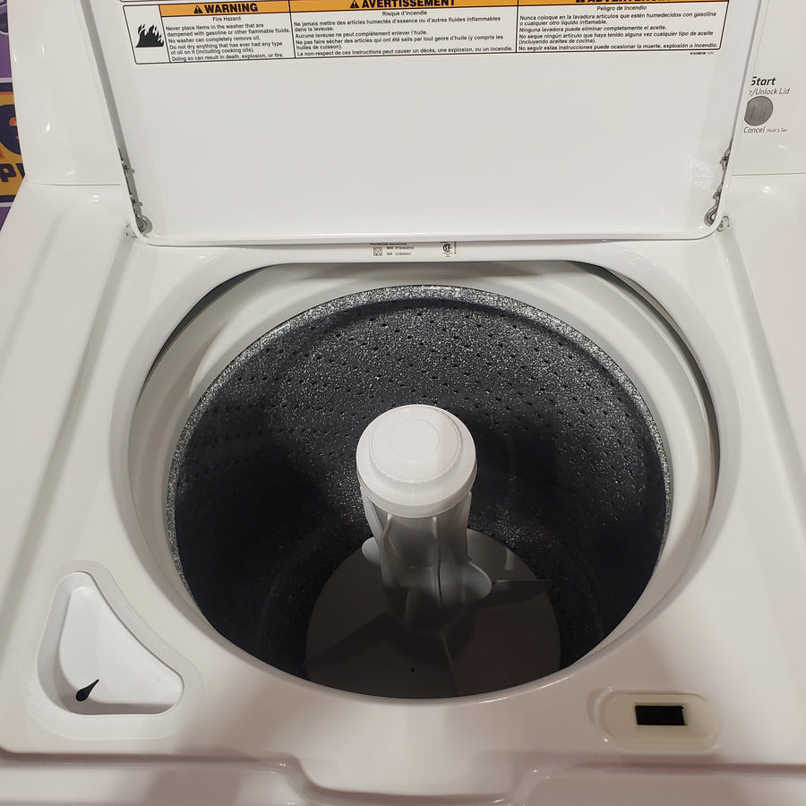 Roper 3-cu ft Agitator Top-Load Washer in White RTW4640YQ - Certified Refurbished