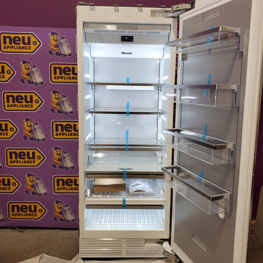 Miele 30 Inch Built-In Smart Refrigerator Column with 16.8 cu ft Capacity, WifiConnect, DynaCool, Push2open, MasterFresh, BrilliantLight, and MasterSensor Controls K2802VI - New in Box