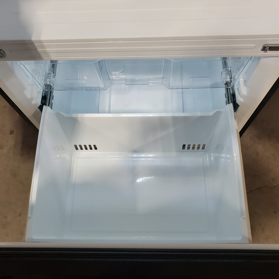 Vissani 30 in. 18.4 cu. ft. Standard-Depth French Door Bottom Freezer Refrigerator in Fingerprint Resistant Stainless Steel Look MDFDBM18SS6 - Scratch & Dent (Moderate)
