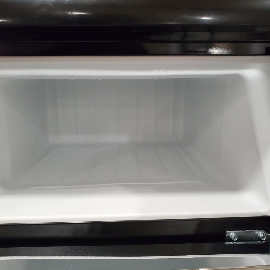 Galanz 3.1 Cu Ft Retro Dual Door Refrigerator GLR31TBKER - Scratch & Dent (Moderate)