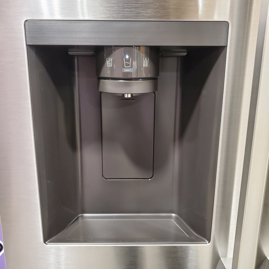 LG 27 cu. ft. Standard-Depth, Side-by-side Refrigerator, with Ice and Water and Bar Handle Design LS27T3230S - Scratch & Dent (Minor)