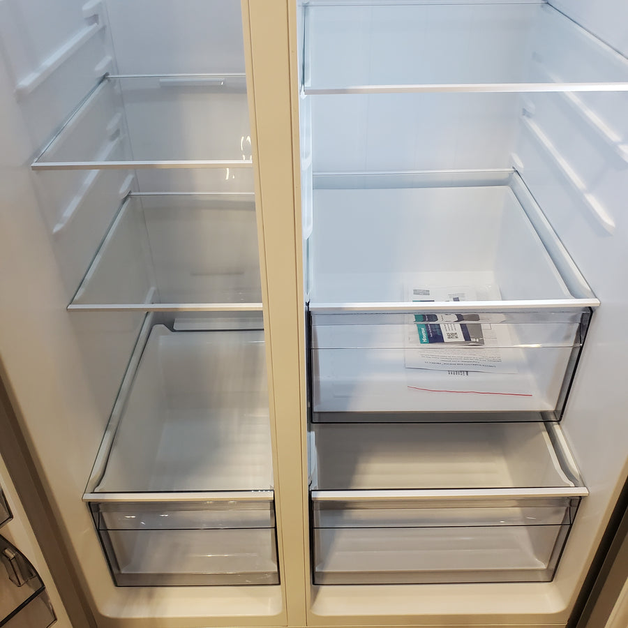 Hisense 29.1 cu. ft. Standard Depth Side by Side Refrigerator Stainless Steel 22142804 - HRS290P5FSE - Scratch & Dent (Moderate)