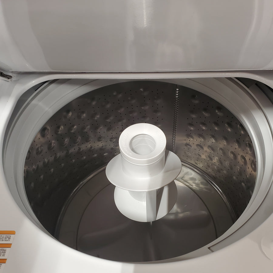 GE 3.8 cu. ft. Washer 5.9 cu. ft. Long Vent Electric Dryer Combo in White GUV27ESSMWW - Certified Refurbished