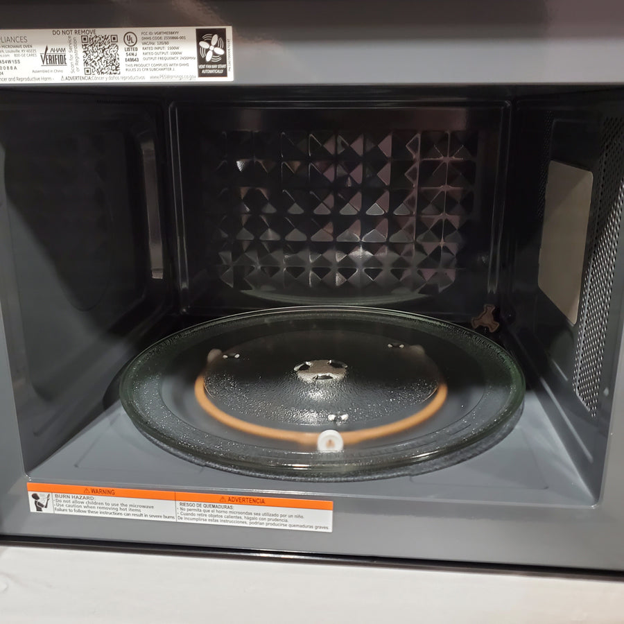 GE 24 in. 1.4 cu. ft. Over-The-Range Microwave Oven in Stainless Steel with Sensor Cooking GVMB14S4WSS - Open Box