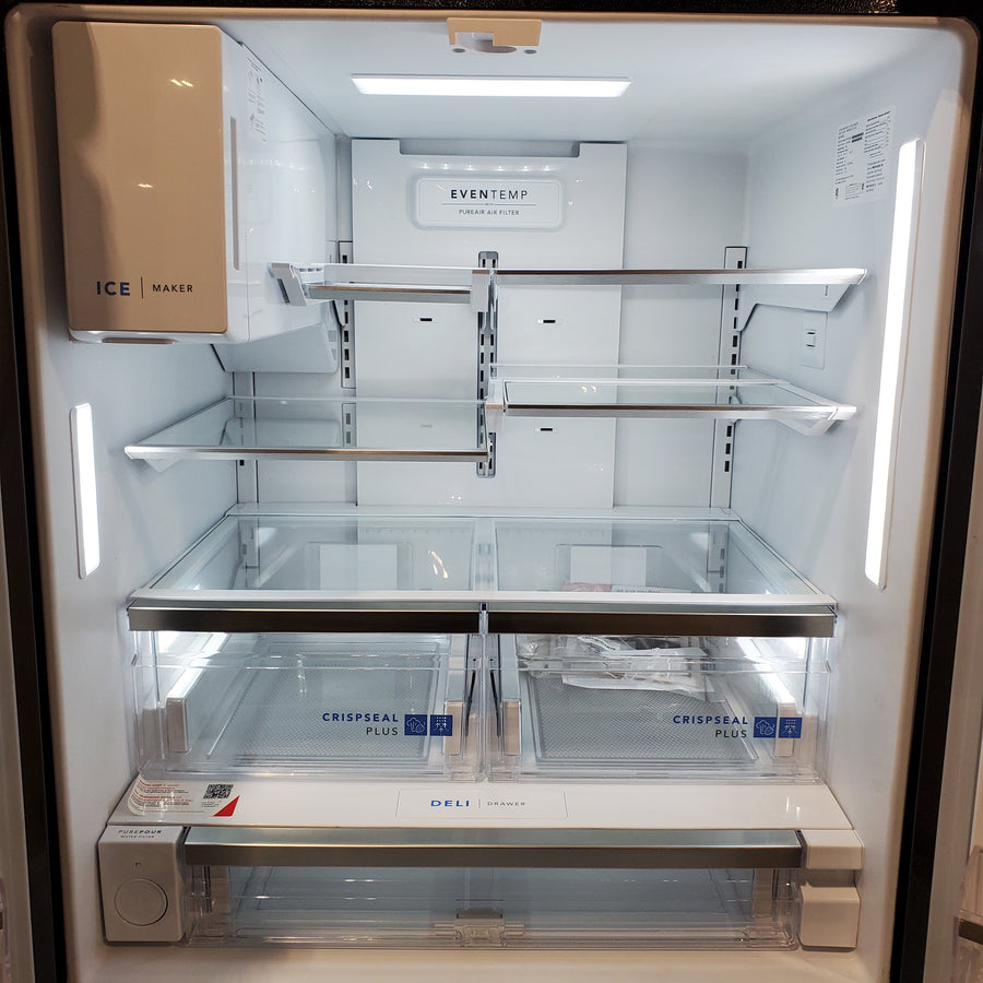 Frigidaire 28 Cu. Ft. Standard-Depth French Door Refrigerator in Black Stainless Steel FRFS2823AD - Scratch & Dent (Moderate)