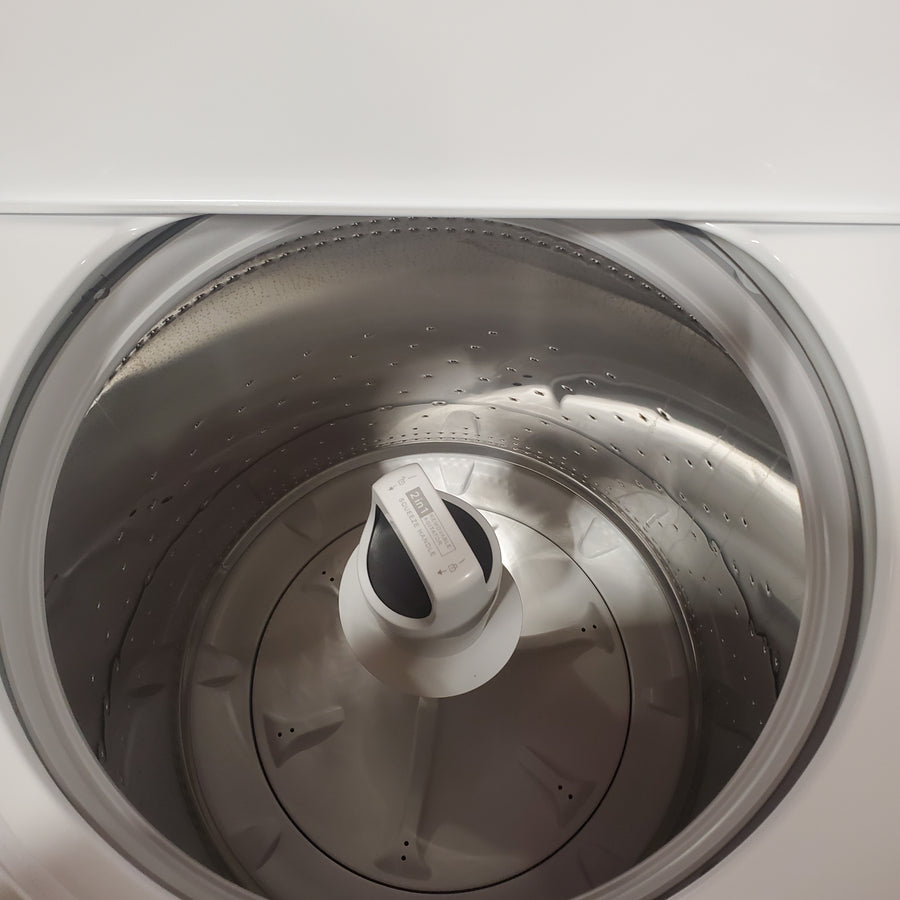 Whirlpool 3.8–3.9 Cu. Ft. Top Load Washer with 2 in 1 Removable Agitator and Soil Level Selection WTW4957PW - Certified Refurbished and Whirlpool 7-cu ft Vented Electric Dryer WED4815EW - Certified Refurbished