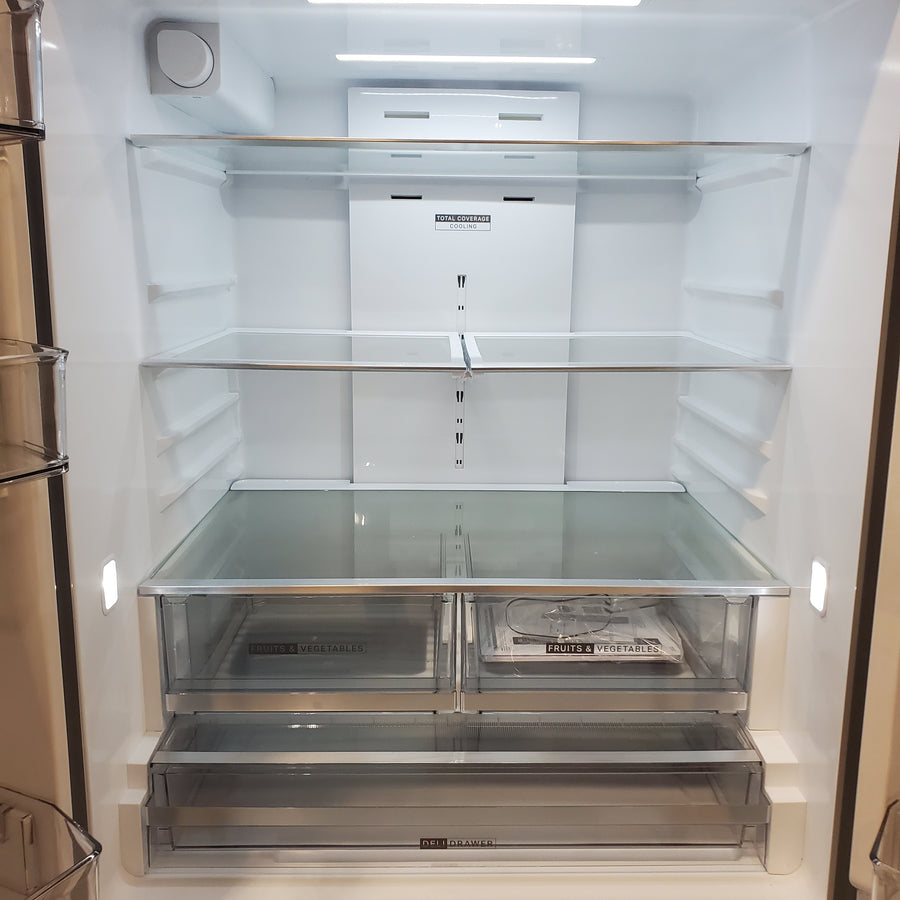 Whirlpool French Door 31 Cu. Ft. Refrigerator with Total Coverage Cooling in Fingerprint Resistant Stainless Steel 22121487 - WRFF3136SZ - Scratch & Dent (Moderate)