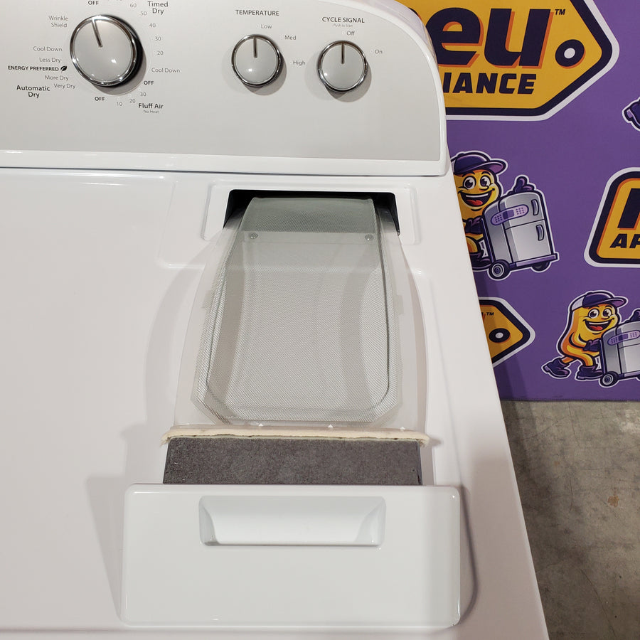 Whirlpool White Electric Extra Large 7.0 Cu. Ft. Dryer with Wrinkle Shield 22221439 - WED4815EW - Scratch & Dent (Minor)