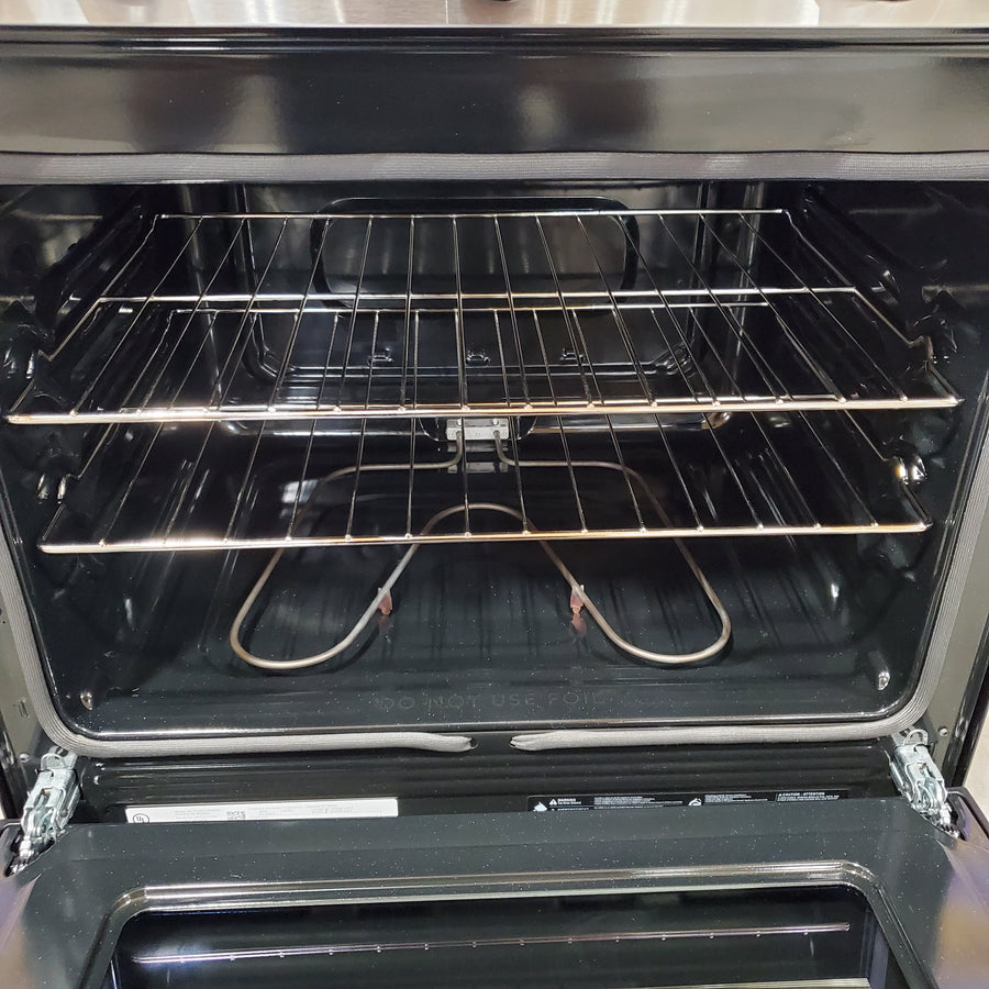 Frigidaire 5.3 Cu ft. Freestanding Electric Range with Quick Boil Element in Stainless Steel FCRG3052BS - Scratch & Dent (Minor)