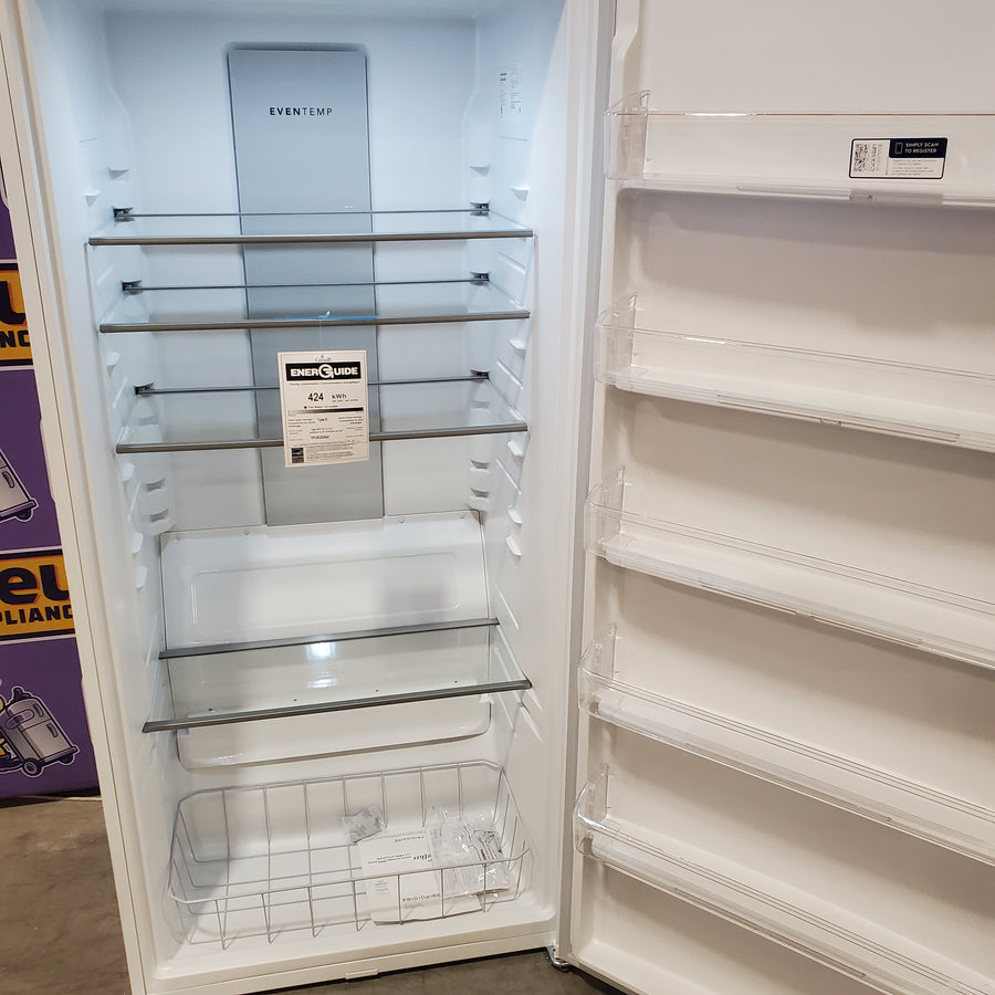 Frigidaire 20 Cu. Ft. ENERGY STAR Garage Ready White Upright Freezer with EvenTemp™ Cooling System FFUE2024AW - Scratch & Dent (Moderate)