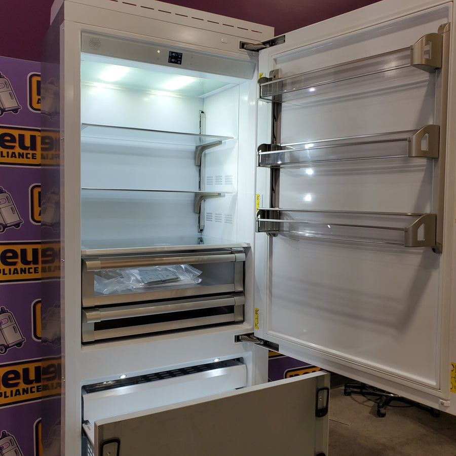 Bertazzoni Built-in Bottom Mount Refrigerator with Ice Maker REF36BMBIPRT - Scratch & Dent (Minor)