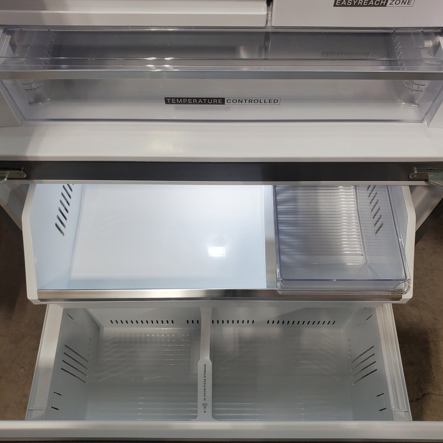 Whirlpool Counter-Depth 23.4-cu ft 3 -Door Refrigerator with Dual Ice Maker with Water and Ice Dispenser WRFC5236RZ - Scratch & Dent (Minor)