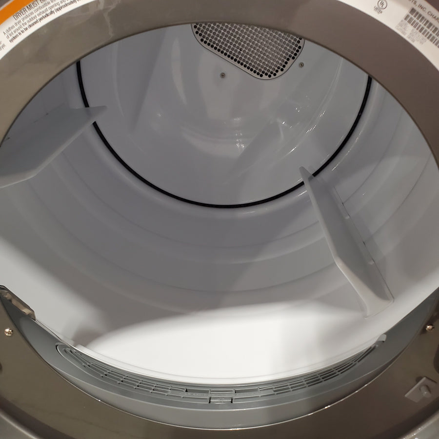 Electrolux 8-cu ft Stackable Vented Electric Dryer with Steam Cycle in Titanium ELFE7437AT - Scratch & Dent (Minor)