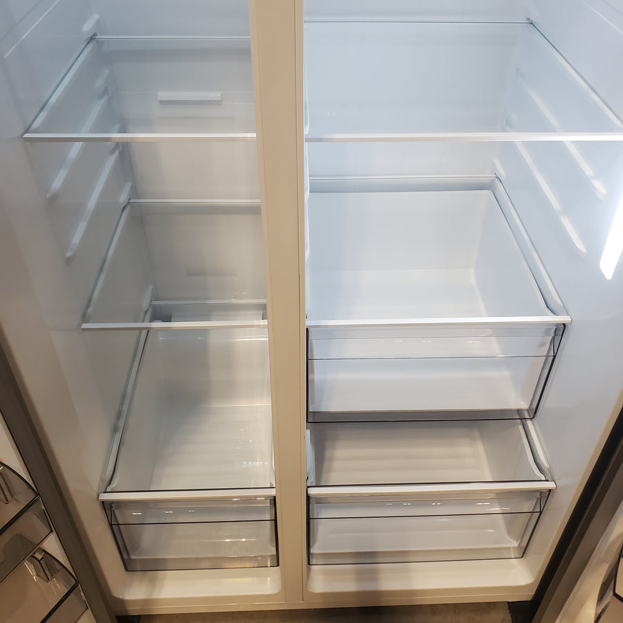 Hisense 29.1 cu. ft. Standard Depth Side by Side Refrigerator Stainless Steel HRS290P5FSE - Scratch & Dent (Minor)