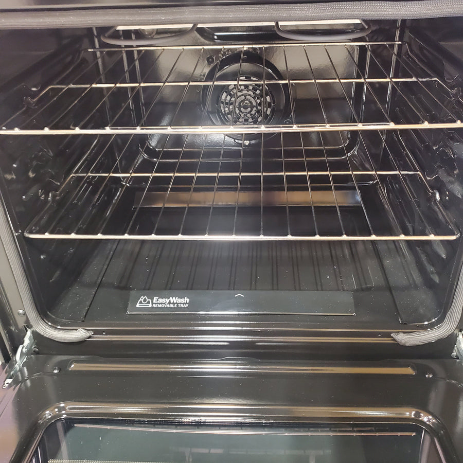 GE ENERGY STAR® 30" Free-Standing Electric Convection Range with No Preheat Air Fry and EasyWash™ Oven Tray GRF600AVSS - Open Box