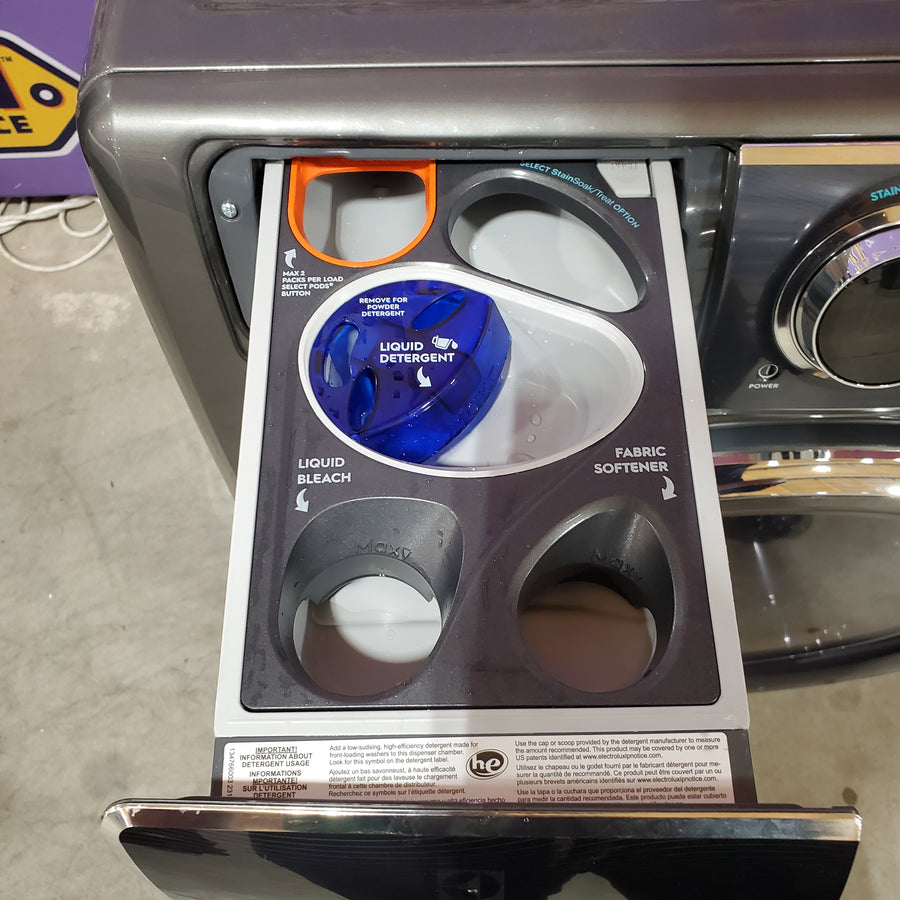 Electrolux Titanium Front Load 600 Series 4.5 Cu. Ft. Washer with Smartboost and Hand Wash Cycle ELFW7637AT - Scratch & Dent (Moderate)