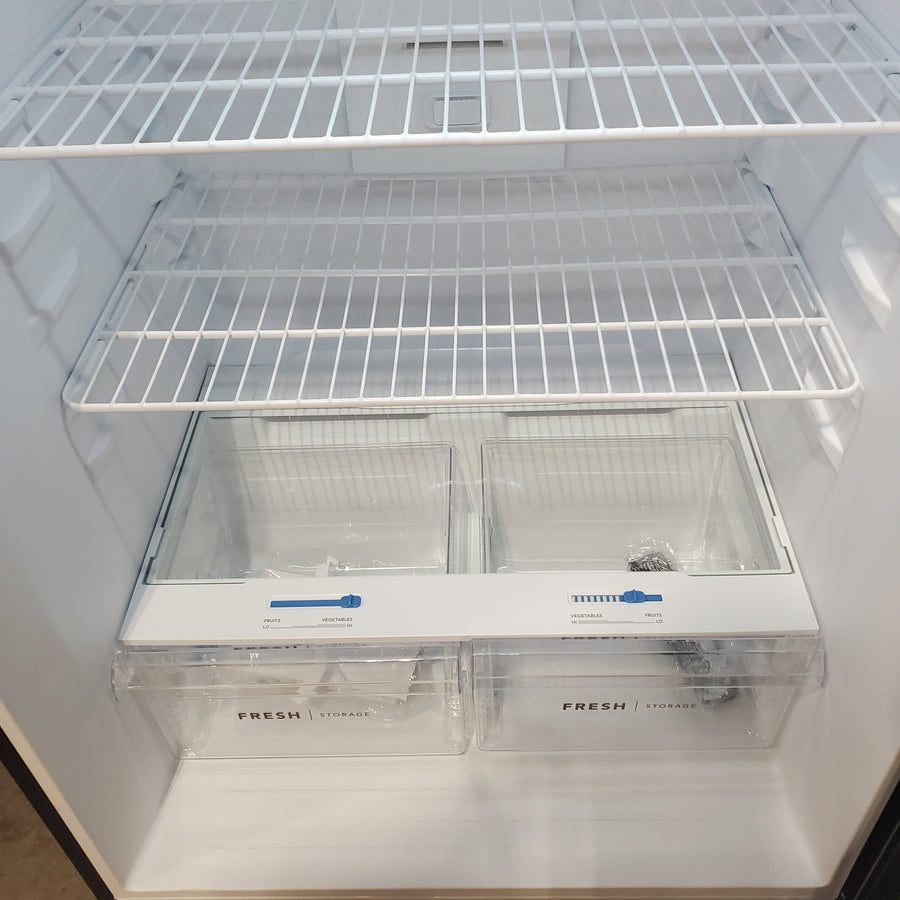 Frigidaire 19 Cu. Ft. Garage Ready Top Freezer Refrigerator in Black FRTE1814AB - Scratch & Dent (Moderate)