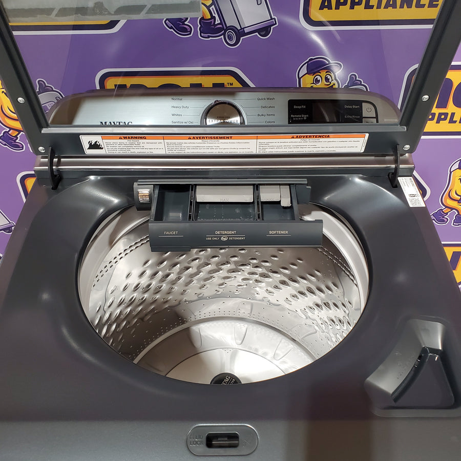 Maytag 5.3 Cu. Ft. Pet Pro Top Load Impeller Washer with Extra Power 22521672 - MTW7200RF - Open Box