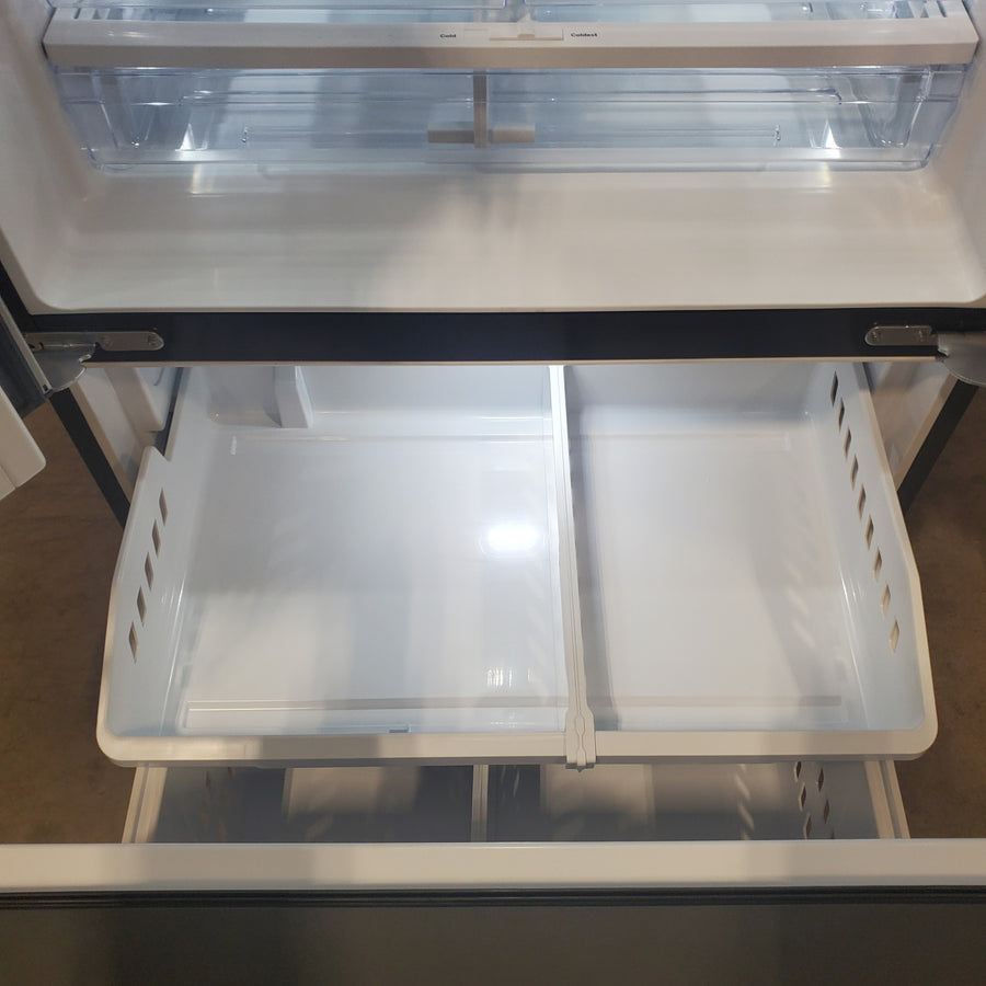 GE ENERGY STAR 25.7 Cu. Ft. Fingerprint Resistant French-Door Refrigerator GFE26JYMFS - Scratch & Dent (Minor)