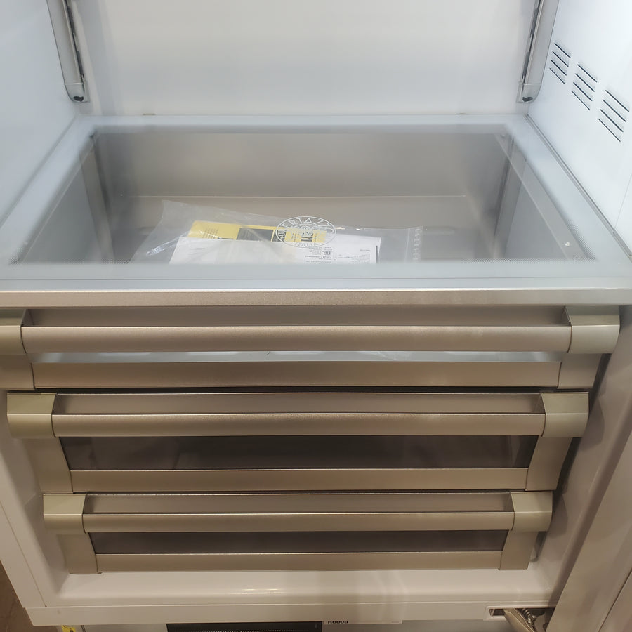 Bertazzoni 36 Inch Built-In All Refrigerator Column with 21.54 cu. ft. Capacity, Sensor-Managed Temperature Zones, and Digital Touch-Controls REF36RCPIXR - Open Box