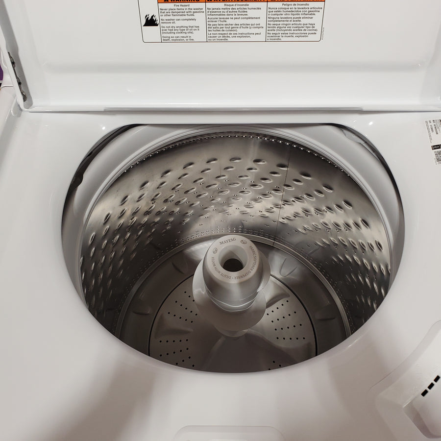 Maytag 4.2 Cu. Ft. Capacity Top Load Washer in White MTW4205SW - Scratch & Dent (Minor)