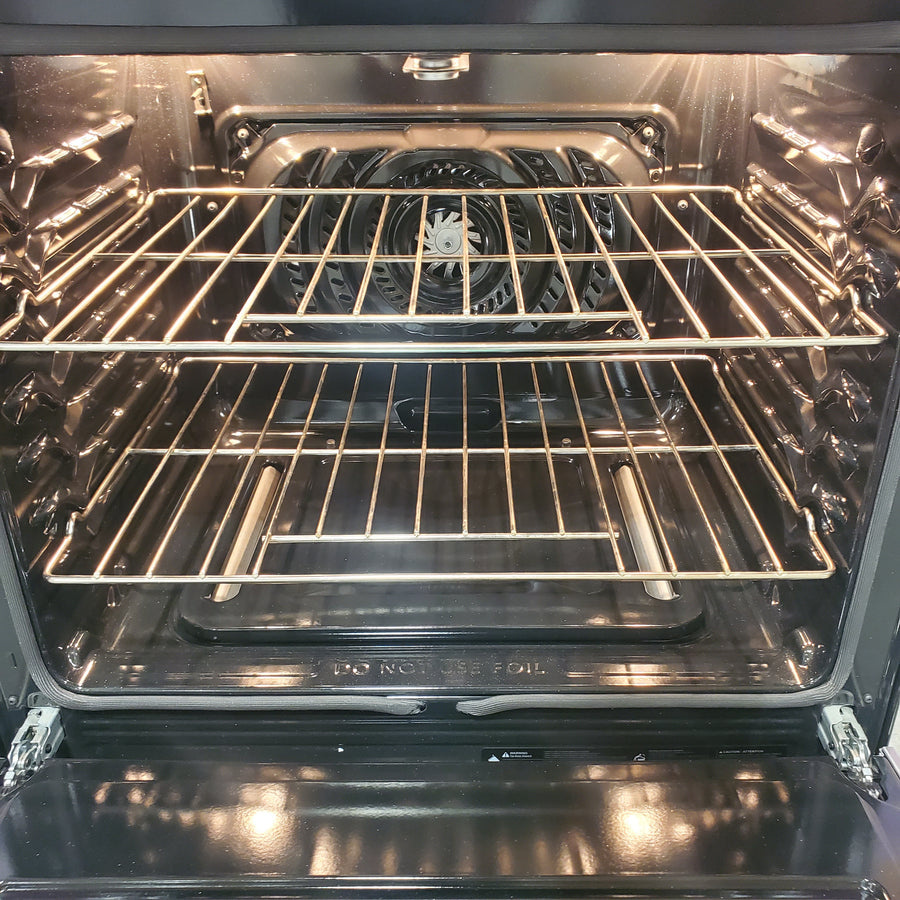Frigidaire Gallery 6 cu. ft. 5 Burner Slide-In Gas Range with Total Convection and Air Fry in Smudge Proof Stainless Steel GCFG3060BF - Certified Refurbished