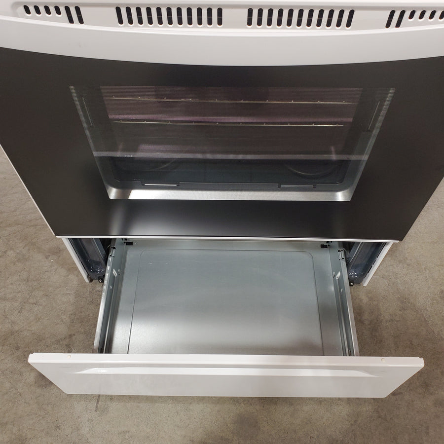 Whirlpool White 4.8 cu. ft. Electric Range with Keep Warm setting and Control Lock Mode WFC150M0JW - Open Box