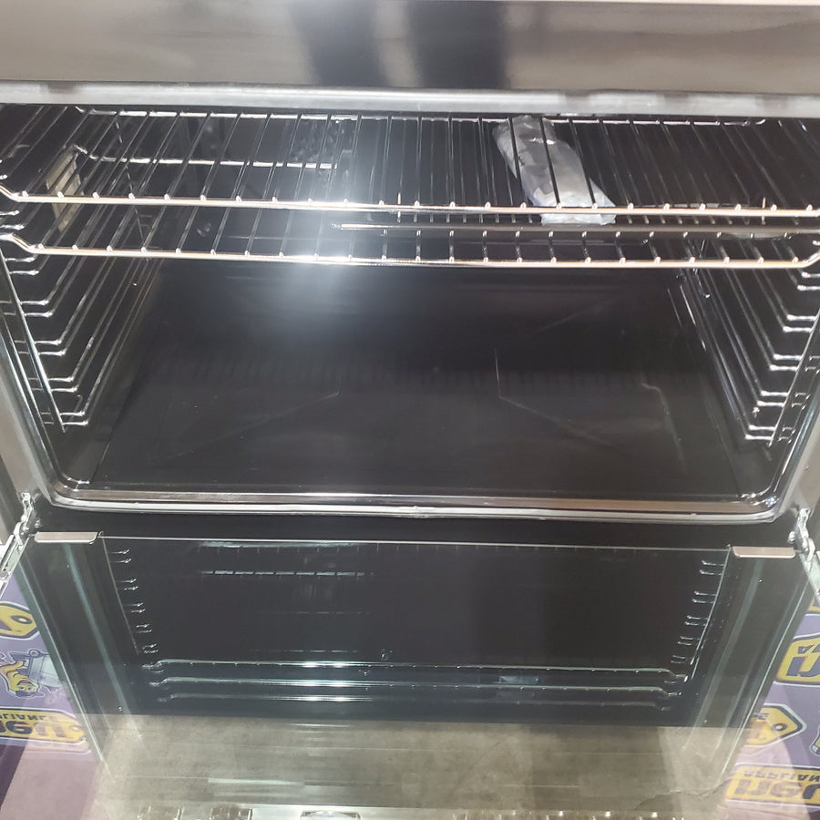Bertazzoni Master Series 5.9 Cu. Ft. Freestanding Electric Induction Range with Power Bridge Zone in Black MAST365INMNEE - Open Box