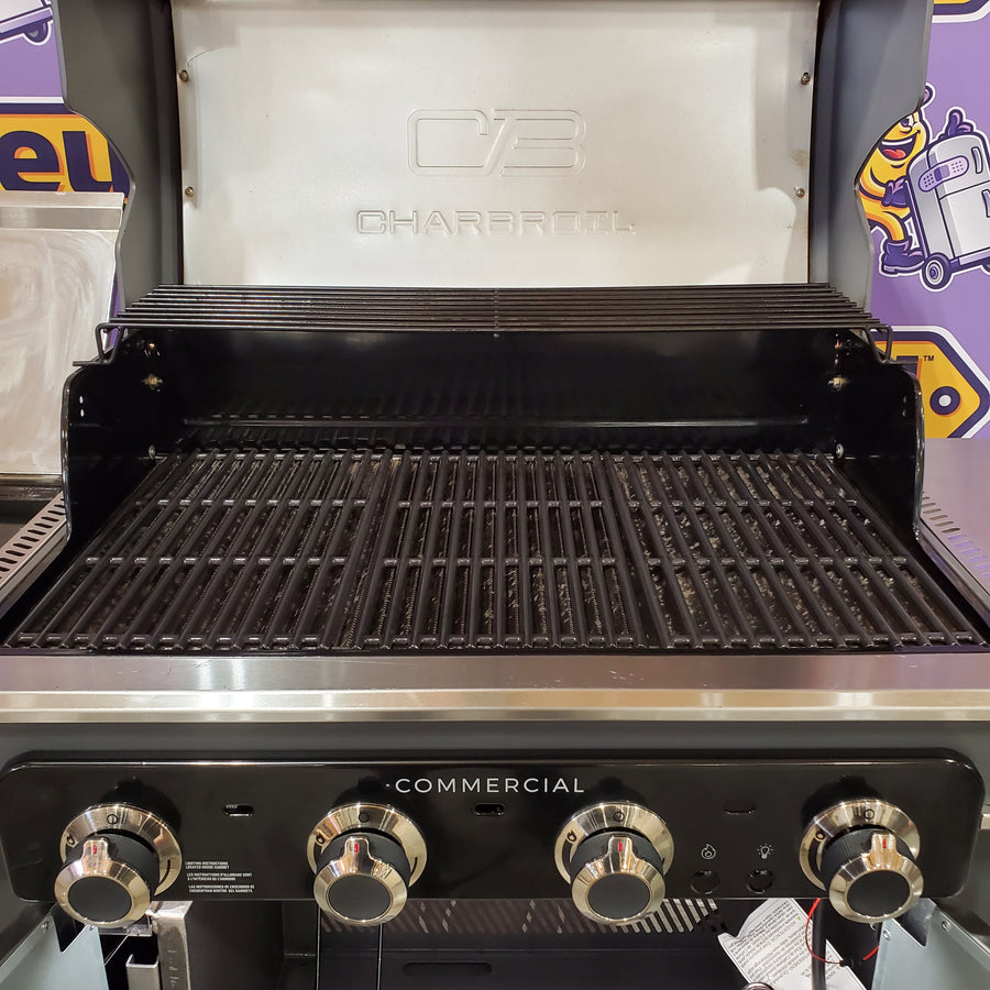 Charbroil® Commercial Series™ 4 Burner Gas Grill & Griddle in Stainless Steel 463263924 - Scratch & Dent (Moderate)