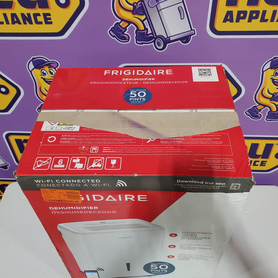 Frigidaire 50 Pint Dehumidifier with Wi-Fi (Energy Star) FHDD5034Y1 - New in Box