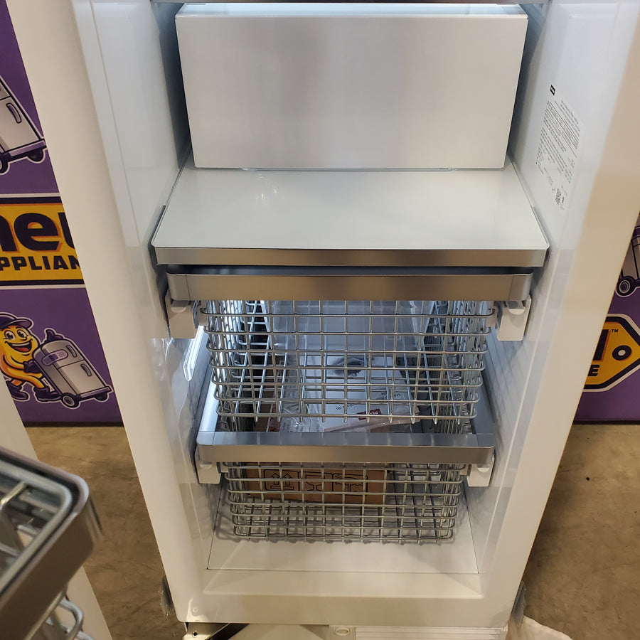 Miele 18 Inch Built-In Smart Freezer Column with WifiConnect, DynaCool, Push2open, IceMaker with No Ice Dispenser, MasterFresh, SuperCool, Active AirClean Filter, BrilliantLight, and MasterSensor F2412VI - New in Box