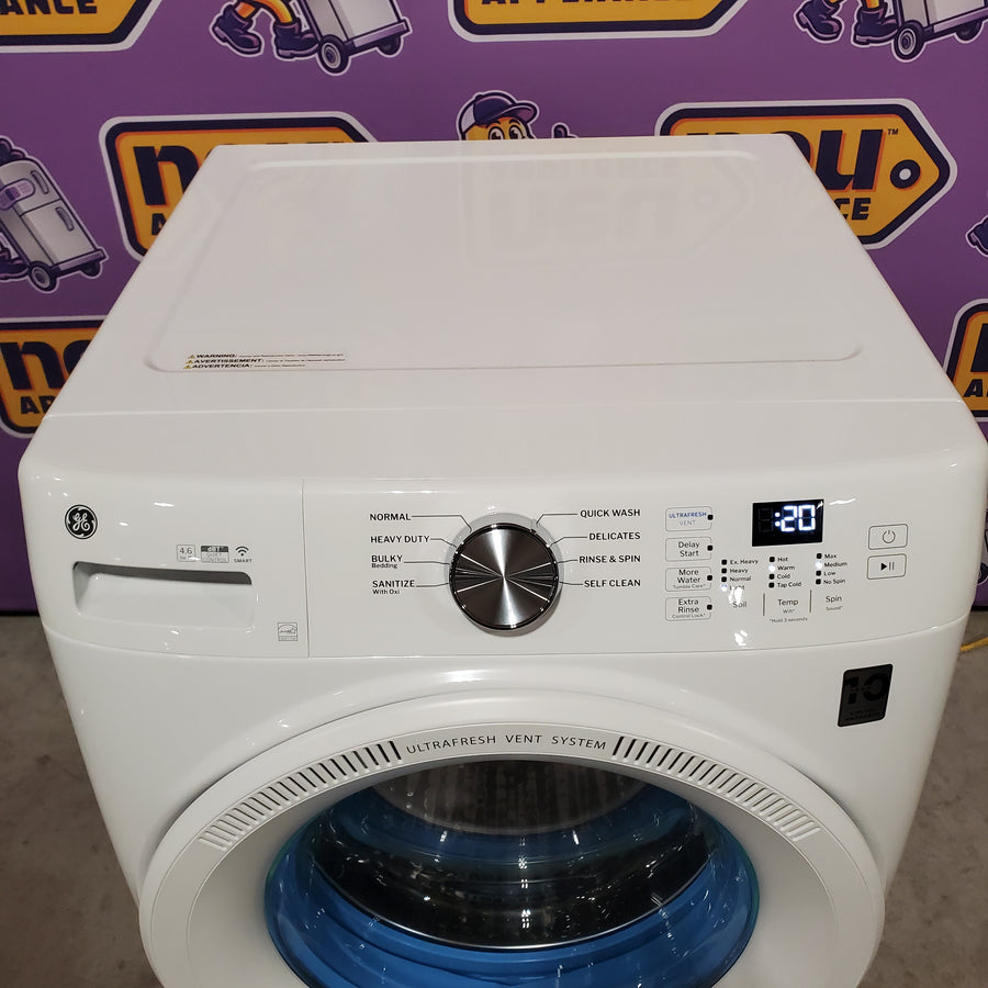 GE® ENERGY STAR® 4.6 cu. ft. Capacity Smart Front Load Washer with UltraFresh Vent System with OdorBlock™ GFW350SSYWW - Open Box