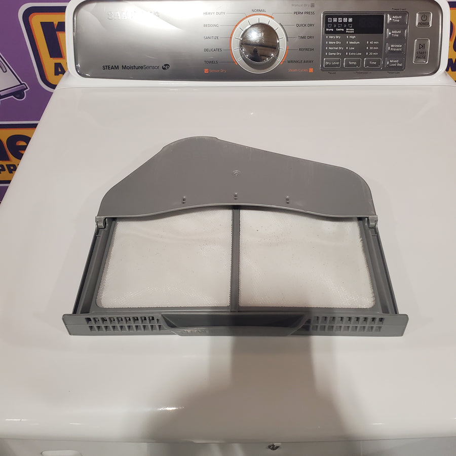 Samsung 7.4 cu. ft. Electric Dryer with Steam DV48H7400EW - Certified Refurbished