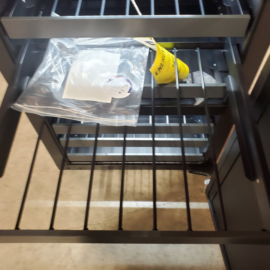 U-Line Wine Captain 43 Bottle Dual Zone Built-in Wine Refrigerator with Overlay Panel Integrated Solid Door U2224ZWCINT60B - Scratch & Dent (Moderate)