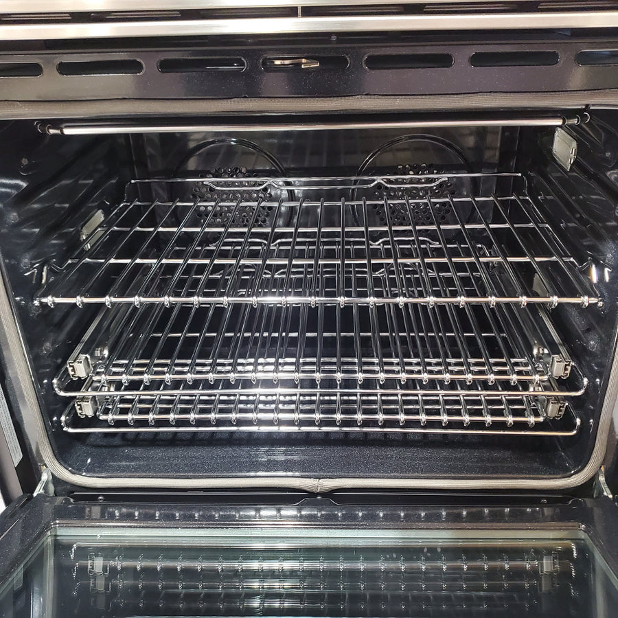 Hestan 30 Inch Double Wall Oven with TwinVection™ Technology, Touch Control Display, Porcelain Enamel Interior, Soft Close Door, 9 Oven Modes, and Marquise Accented™ Handle KDO30 - Open Box