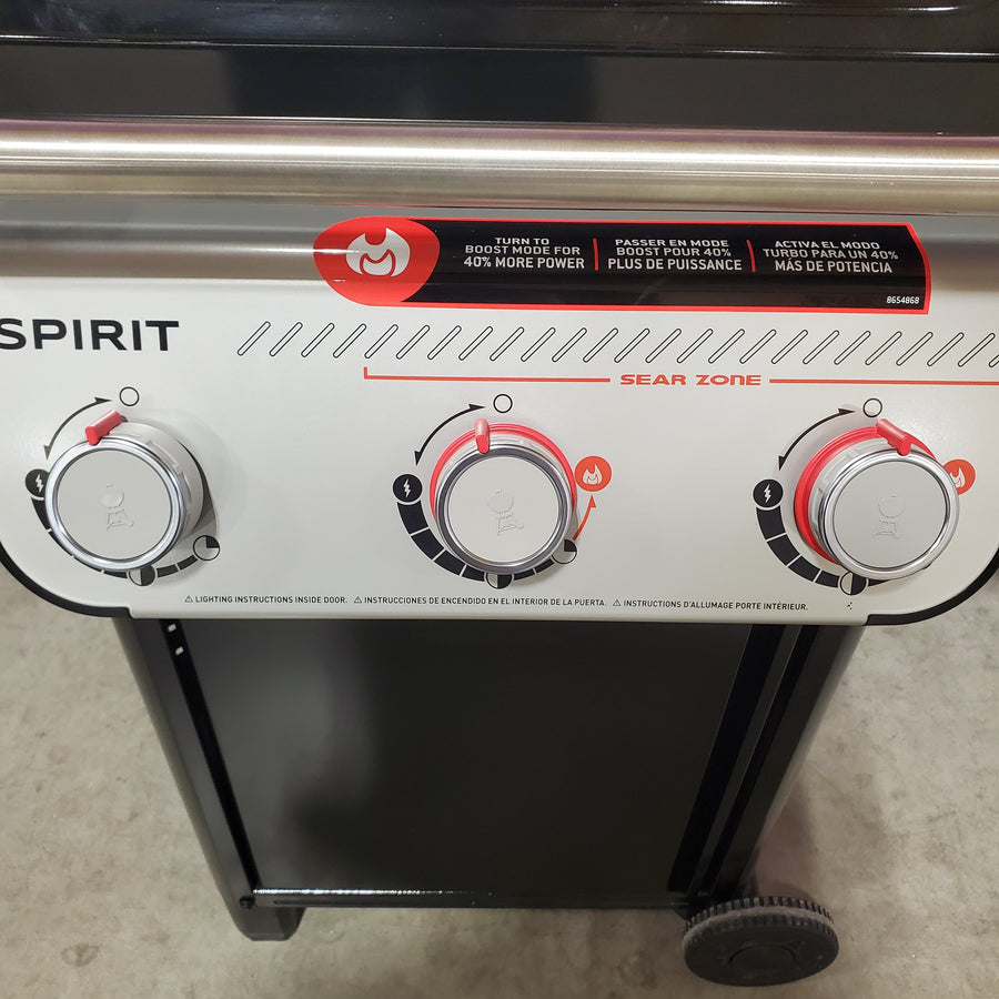 Weber Spirit E-325 Black 3 -Burner Liquid Propane Gas Grill E-325 - Open Box