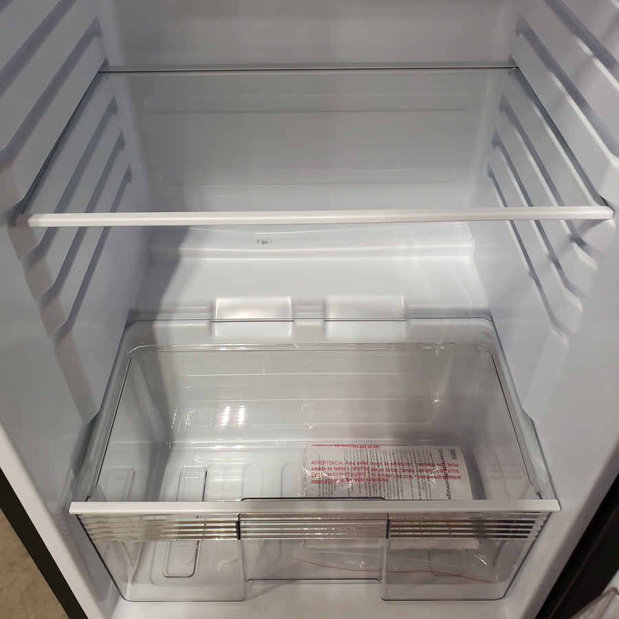 Frigidaire 7.2-cu ft Counter-Depth 21.3-in Wide Top-Freezer Refrigerator in Black EFR789-BLACK - Open Box